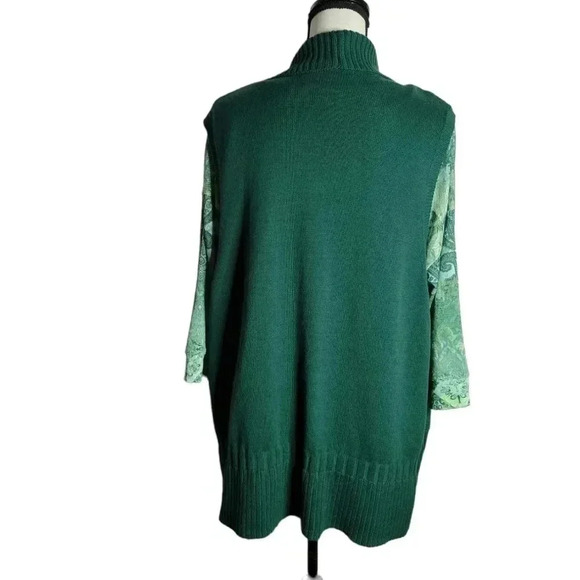 CJ Banks Blouse & Sweater 1X NWT - Picture 2 of 7